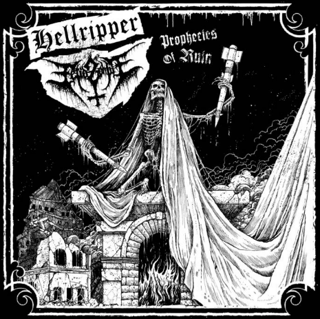 FETID ZOMBIE / HELLRIPPER: Prophecies of Ruin (CD)
