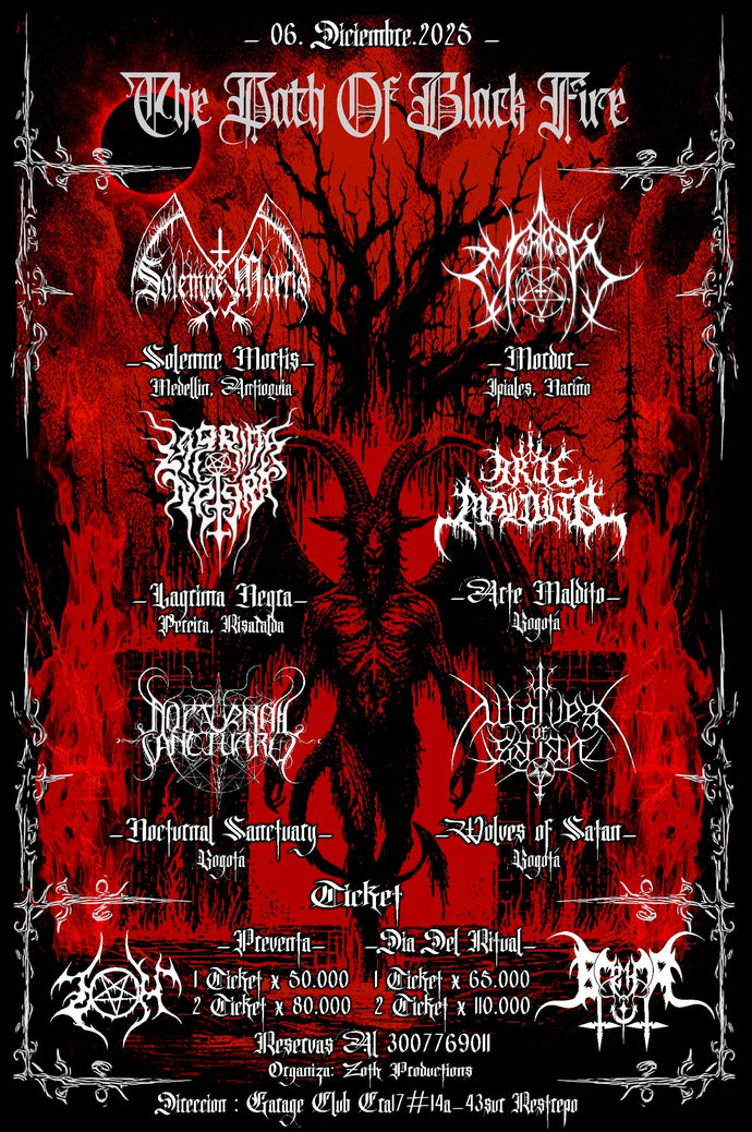 THE PATH OF BLACK FIRE (Ticket 6.12.2025)