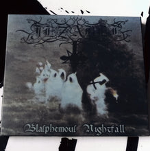 Cargar imagen en el visor de la galería, MALEFICARUM / JEZABEL: The Black Flame Burns Once Again / Blasphemous Nightfall (CD)
