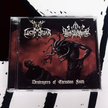 Load image into Gallery viewer, DARK WISDOM / LUCIFERIAN: Destroyers of Christian Faith (CD)
